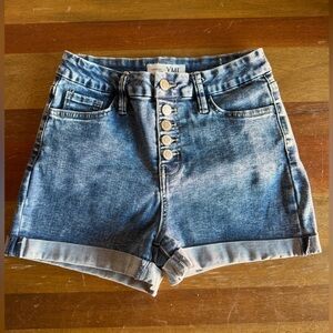 YMI Mid-wash Jean Shorts